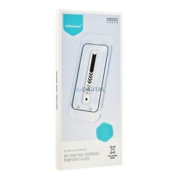   NILLKIN CP+ PRO ecran protector de sticlă (2.5D, lipici complet, filtrare UV, 0.33mm, 9H + cadru) BLACK Apple iPhone 16 Plus 5G