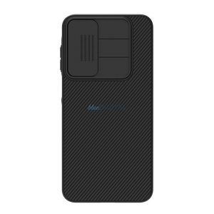 NILLKIN CAMSHIELD silicon telefon protector (rezistent la șocuri, protector de cameră, cu dungi) BLACK Samsung Galaxy A16 5G (SM-A166), Galaxy A16 4G (SM-A165)