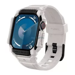   SPIGEN RUGGED ARMOR PRO Strap (dimensiune personalizată, silicon, rezistent la șocuri + cadru din silicon) BÉZS Apple Watch Series 10 46mm