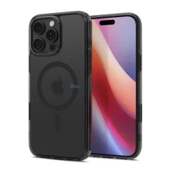   HUSĂ! - SPIGEN ULTRA HYBRID T MAG plastic telefon protector (rezistent la șocuri, cadru pernă de aer, MagSafe) BLACK Apple iPhone 16 Pro Max 5G