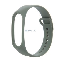   Curea de rezervă (dimensiune personalizată, silicon) SÖTÉTZÖLD Xiaomi Smart Band 9, Band 8