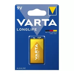   Baterie VARTA LONGLIFE cu durată lungă de viață (6LR61, 9V, alcalină) 1 pachet