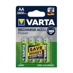   Baterie VARTA POWER cu durată lungă de viață (AA, R6, 1.2V, litiu) 4 buc/pachet