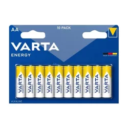   Baterie VARTA ENERGY cu durată lungă de viață (AA, R6, 1.5V, alcalină) 10 buc/pachet