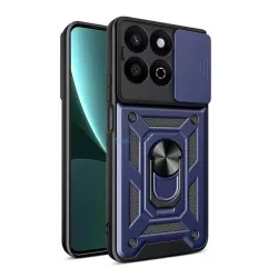   HUSĂ! - Protector de telefon din silicon Defender (rezistent la șocuri, inel de reținere, protector de cameră) CUTTING BLUE Honor 200 Smart 5G