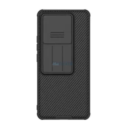   HUSĂ! - NILLKIN CAMSHIELD PRO silicon protector de telefon (rezistent la șocuri, protector de cameră, cu dungi) BLACK Xiaomi 14T Pro 5G
