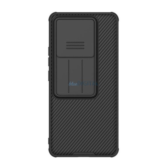NILLKIN CAMSHIELD PRO silicon protector de telefon (rezistent la șocuri, protector de cameră, cu dungi) BLACK Xiaomi 14T Pro 5G