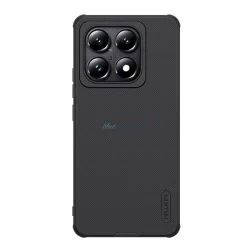   HUSĂ! - NILLKIN SUPER FROSTED PRO plastic protector de telefon (rezistent la impact, cauciucat, suprafață aspră) BLACK Xiaomi 14T Pro 5G
