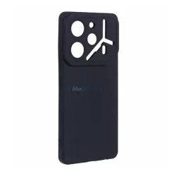   HUSĂ! - Capac de telefon din silicon (mat) BLACK Tecno Pova 6 Pro 5G