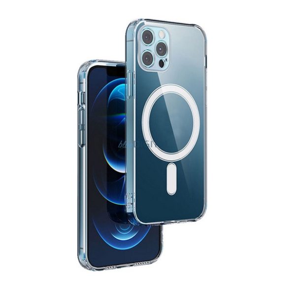 Protector de telefon din silicon (rezistent la șocuri, călcâi cu pernă de aer, MagSafe) pentru Apple iPhone 15 Pro Max