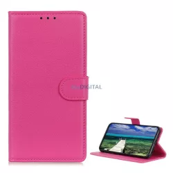  HUSĂ! - Husă permanentă, efect piele (FLIP, deschidere laterală, desktop, premium) MAGENTA Honor 200 Smart 5G