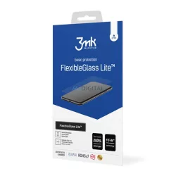   3MK FLEXIBLE GLASS LITE ecran protector de sticlă (2.5D, flexibil, ultra-subțire, 0.16mm, 6H) pentru Oppo A40M