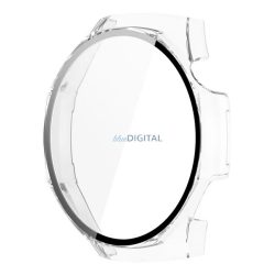   Cadru din plastic (BUMPER, rezistență la șocuri + sticlă de protecție a ecranului) pentru Huawei Watch GT 5 Pro 46mm