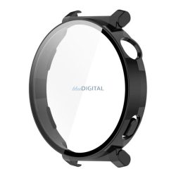   Cadru din plastic (BUMPER, rezistență la șocuri + sticlă de protecție a ecranului) BLACK Huawei Watch GT 5 Pro 42mm