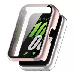  Cadru din plastic (BUMPER, rezistență la șocuri + sticlă de protecție a ecranului) BRONZE Samsung Galaxy Fit 3