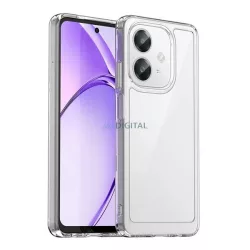   HUSĂ! - Silicon protector de telefon (rezistent la șocuri, spate transparent) pentru Oppo A40M