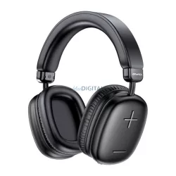   AWEI AT6 căști bluetooth Stereo (v5.4, microfon, cititor de carduri, jack de 3,5 mm) NEGRU