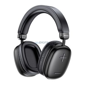 AWEI AT6 căști bluetooth Stereo (v5.4, microfon, cititor de carduri, jack de 3,5 mm) NEGRU