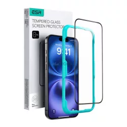   ESR Ecran de sticlă protectoare (2.5D, 0.33mm, 9H + Frame) BLACK Apple iPhone 16 Plus