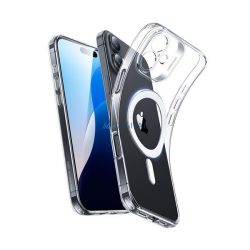   HUSĂ! - ESR ZERO HALOLOCK silicon telefon protector (rezistent la impact, bubble heel, MagSafe) pentru Apple iPhone 16 Plus