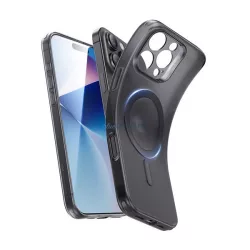   HUSĂ! - ESR ZERO HALOLOCK silicon telefon protector (rezistent la șocuri, bubble heel, MagSafe) BLACK Apple iPhone 16 Pro Max