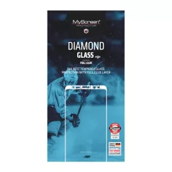   MYSCREEN DIAMOND GLASS EDGE ecran protector de sticlă (2.5D, lipici complet, 0.33mm, 9H) BLACK vivo V40 SE