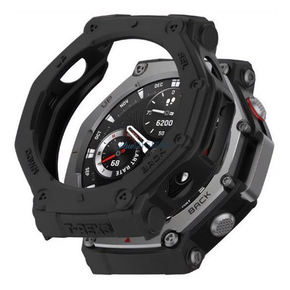 Cadru din silicon (BUMPER, rezistent la șocuri) BLACK Amazfit T-Rex 3