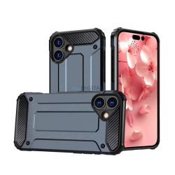   HUSĂ! - Defender silicon protector de telefon (rezistență la șocuri, bubble heel, efect metalic) BREECH Apple iPhone 16 Plus
