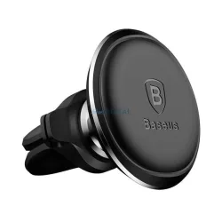   Suport auto BASEUS (pentru ventilație, clip-on, magnetic, 360°) NEGRU