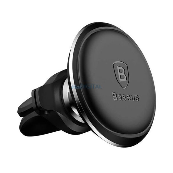 Suport auto BASEUS (pentru ventilație, clip-on, magnetic, 360°) NEGRU