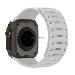   Curea DUX DUCIS CS (dimensiune personalizată, mare, silicon, perforată, magnetică) BEAUTY Apple Watch Series 5 44mm, Watch Series 4 44mm, Watch Series 3 42mm