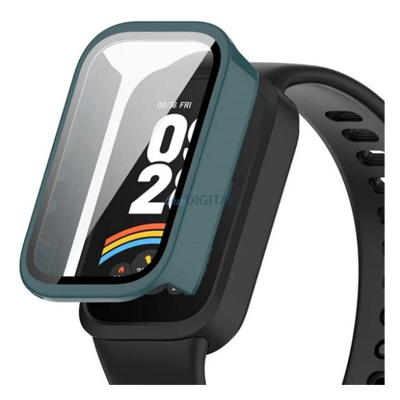 Cadru din plastic (BUMPER, rezistență la șocuri + sticlă de protecție a afișajului) CUTTING PEEL Xiaomi Smart Band 9 Active
