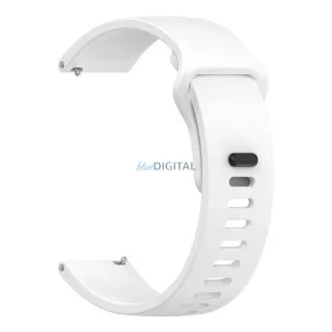 Curea de rezervă (dimensiune personalizată, silicon) FEHÉR Xiaomi Redmi Watch 5 Lite, Redmi Watch 5 Active