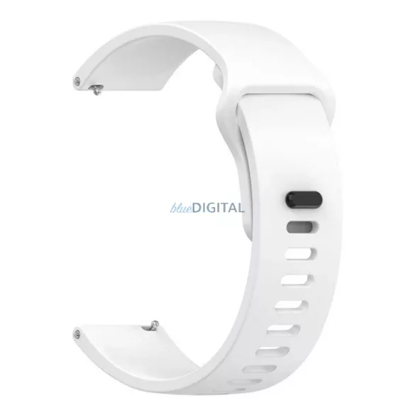 Curea de rezervă (dimensiune personalizată, silicon) FEHÉR Xiaomi Redmi Watch 5 Lite, Redmi Watch 5 Active