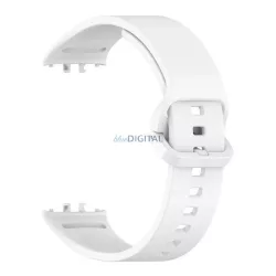   Curea de rezervă (dimensiune personalizată, silicon) FEHÉR Samsung Galaxy Fit 3