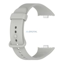   Curea (dimensiune personalizată, silicon) LIGHT GREY Xiaomi Smart Band 9 Pro