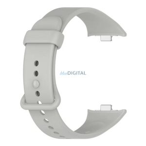Curea (dimensiune personalizată, silicon) LIGHT GREY Xiaomi Smart Band 9 Pro