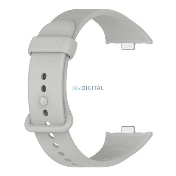Curea (dimensiune personalizată, silicon) LIGHT GREY Xiaomi Smart Band 9 Pro