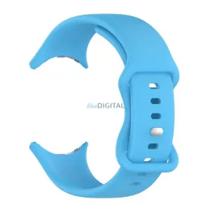 Curea (dimensiune personalizată, silicon) BRIGHT BLUE Google Pixel Watch 3 41mm