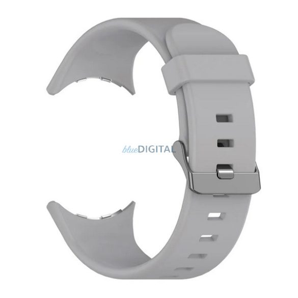 Curea de rezervă (dimensiune personalizată, silicon) BRIGHT GREY Google Pixel Watch 3 45mm