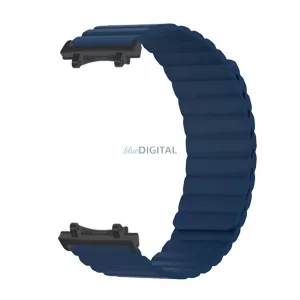 Curea de rezervă (dimensiune personalizată, silicon, 3D, magnetică) SÖTÉTKÉK Amazfit T-Rex 3