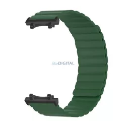   Curea de rezervă (dimensiune personalizată, silicon, 3D, magnetică) SÖTÉTZÖLD Amazfit T-Rex 3