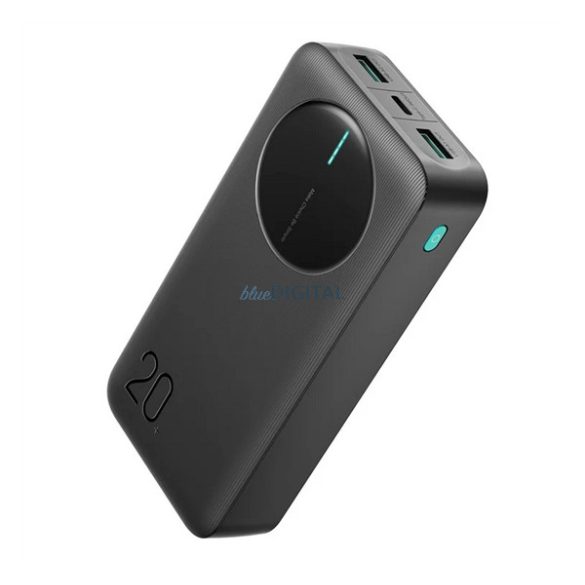 Încărcător de urgență JOYROOM 2 prize USB+Type-C (20000mAh, 2.4A, încărcător rapid PD, indicator LED) NEGRU