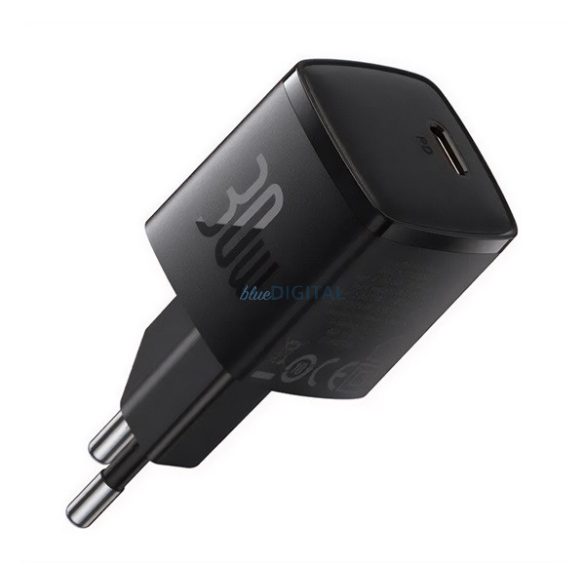 BASEUS CUBE PRO încărcător de rețea cu priză Type-C (30W, GaN5, încărcător rapid PD) NEGRU