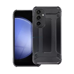   HUSĂ! - Defender Silicone Phone Protector (rezistent la șocuri, călcâi cu bule, efect metalic) BLACK Samsung Galaxy S25 Plus (SM-S936)
