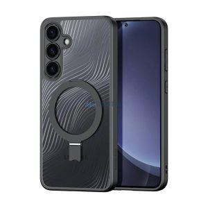 DUX DUCIS AIMO silicon telefon protector (rezistent la șocuri, protector de cameră, MagSafe, amortizor de șocuri, val) BLACK Samsung Galaxy S25 Plus (SM-S936)
