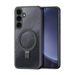   HUSĂ! - DUX DUCIS AIMO silicon telefon protector (rezistent la șocuri, protector de cameră, MagSafe, amortizor de șocuri, val) BLACK Samsung Galaxy S25 (SM-S931)