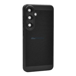   Protecție din plastic pentru telefon (respirabilă, cu găuri, protecție pentru cameră) BLACK Samsung Galaxy A26 5G (SM-A266)