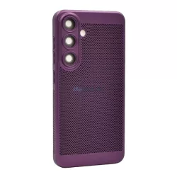   HUSĂ! - Protecție din plastic pentru telefon (respirabilă, cu găuri, protecție pentru cameră) LILA Samsung Galaxy S25 Plus (SM-S936)