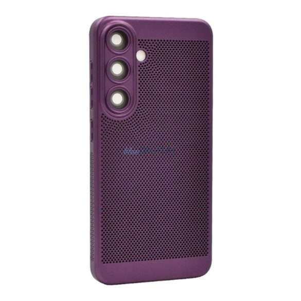 Protecție din plastic pentru telefon (respirabilă, cu găuri, protecție pentru cameră) LILA Samsung Galaxy S25 Plus (SM-S936)